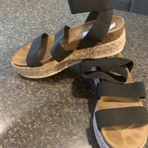 Steve Madden black Espadrilles sandals